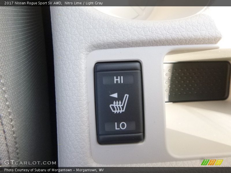 Nitro Lime / Light Gray 2017 Nissan Rogue Sport SV AWD