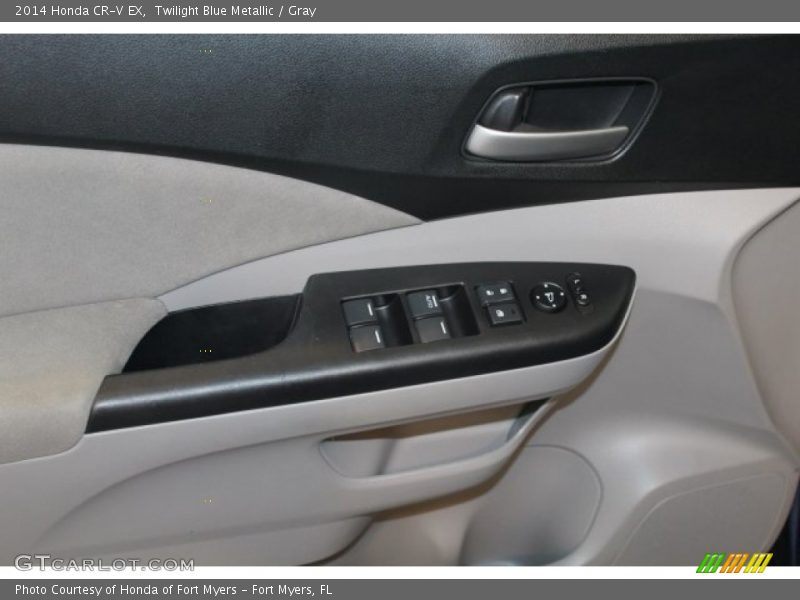 Twilight Blue Metallic / Gray 2014 Honda CR-V EX