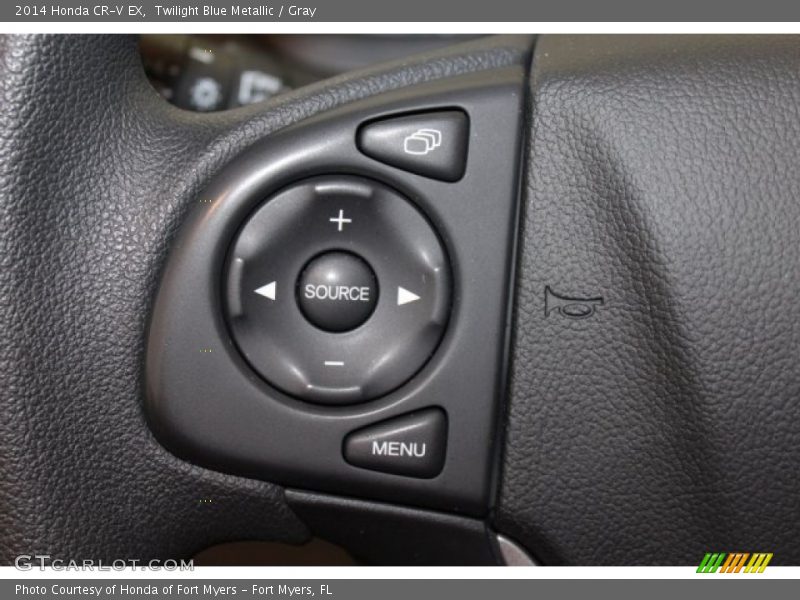 Twilight Blue Metallic / Gray 2014 Honda CR-V EX