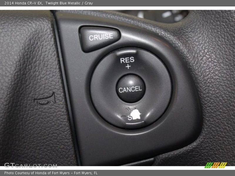 Twilight Blue Metallic / Gray 2014 Honda CR-V EX