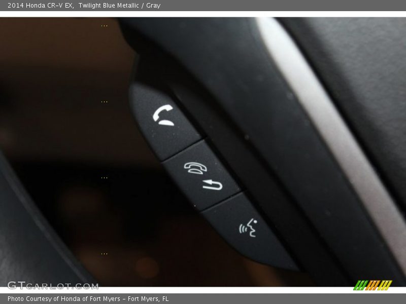 Twilight Blue Metallic / Gray 2014 Honda CR-V EX