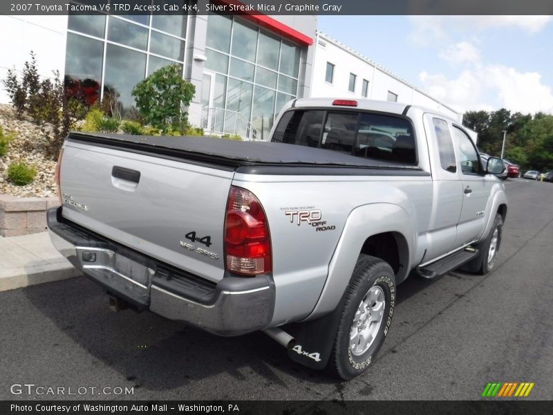 Silver Streak Mica / Graphite Gray 2007 Toyota Tacoma V6 TRD Access Cab 4x4