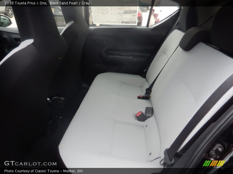 Rear Seat of 2018 Prius c One