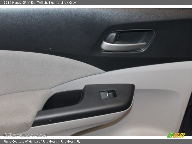 Twilight Blue Metallic / Gray 2014 Honda CR-V EX