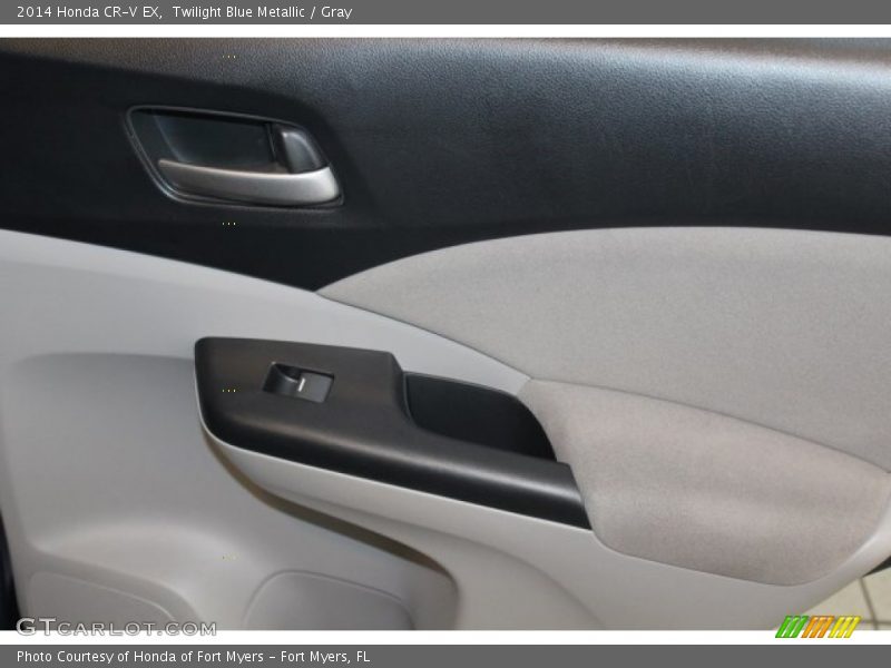 Twilight Blue Metallic / Gray 2014 Honda CR-V EX