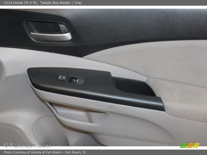 Twilight Blue Metallic / Gray 2014 Honda CR-V EX