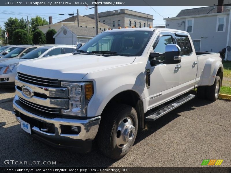 Oxford White / Black 2017 Ford F350 Super Duty Lariat Crew Cab 4x4