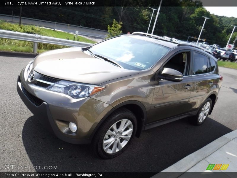 Pyrite Mica / Black 2015 Toyota RAV4 Limited AWD
