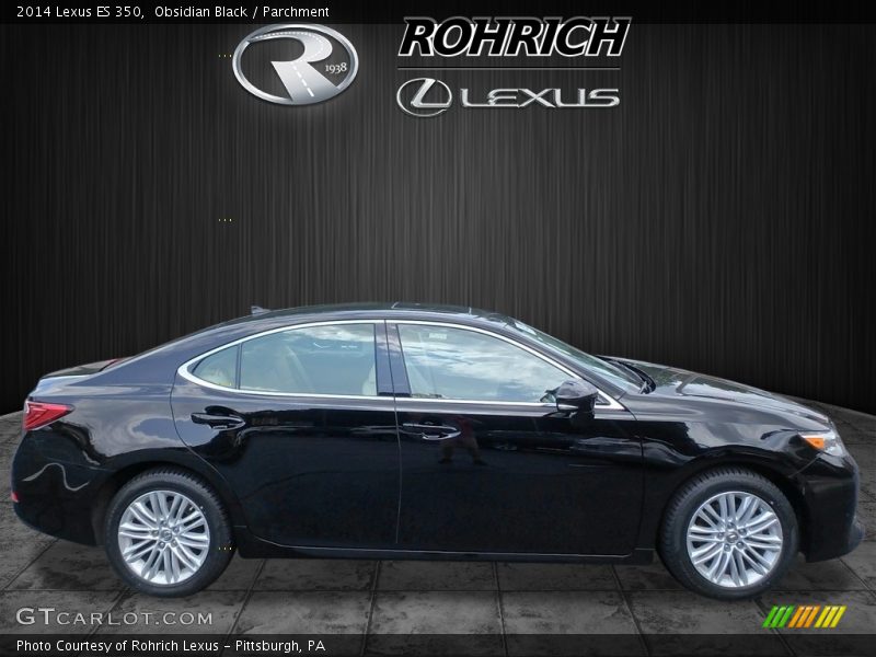 Obsidian Black / Parchment 2014 Lexus ES 350