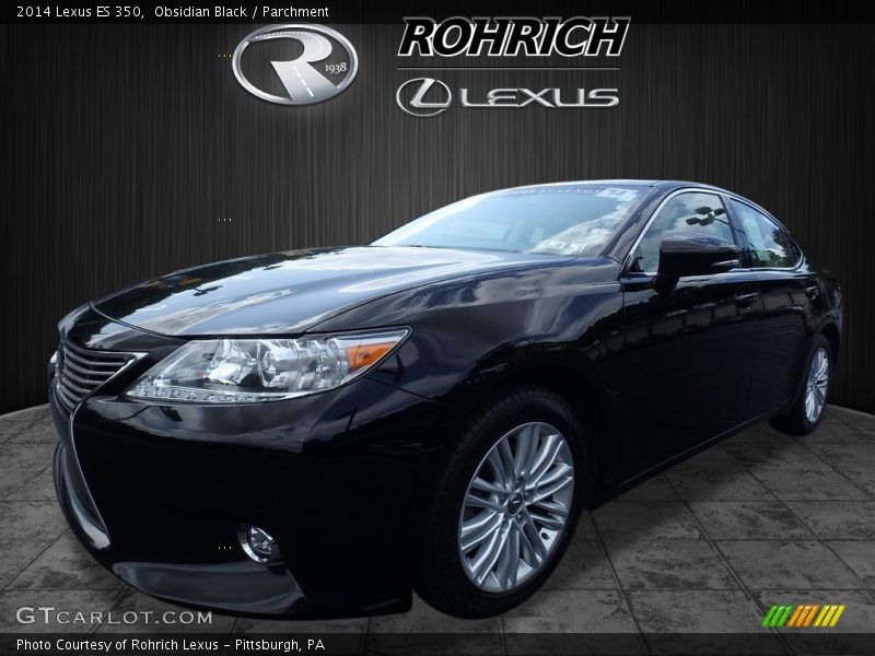 Obsidian Black / Parchment 2014 Lexus ES 350