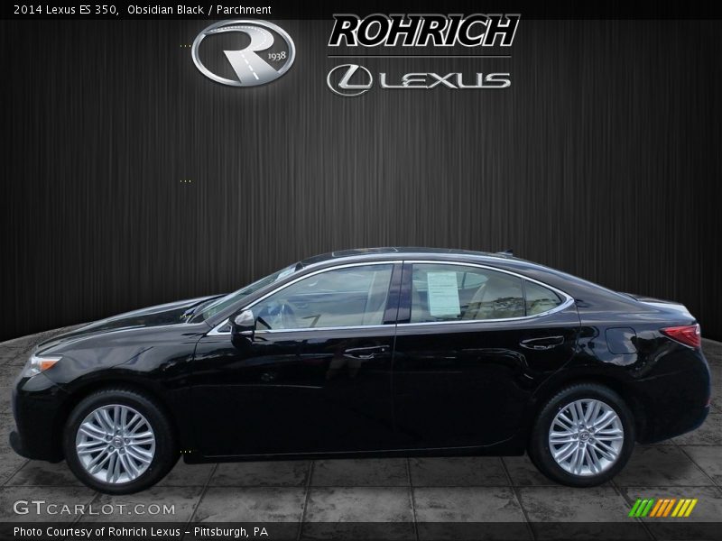 Obsidian Black / Parchment 2014 Lexus ES 350