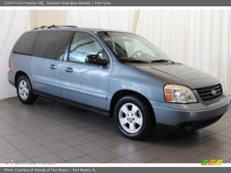 Medium Steel Blue Metallic / Flint Grey 2004 Ford Freestar SES