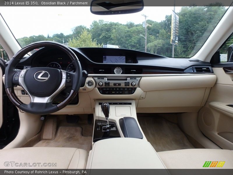 Obsidian Black / Parchment 2014 Lexus ES 350