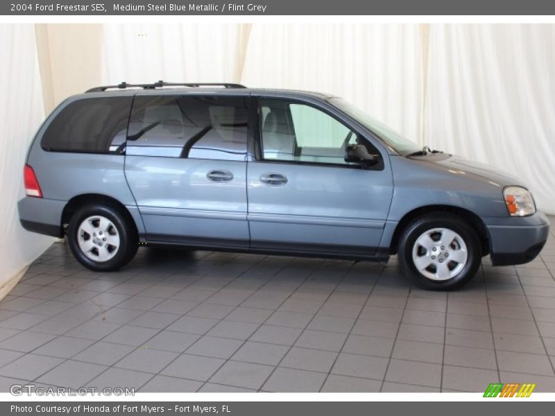 Medium Steel Blue Metallic / Flint Grey 2004 Ford Freestar SES