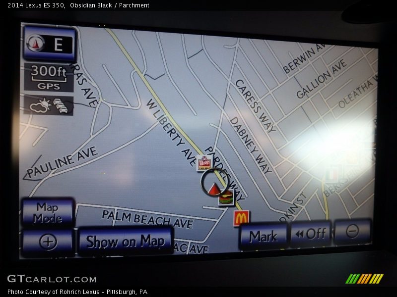 Obsidian Black / Parchment 2014 Lexus ES 350