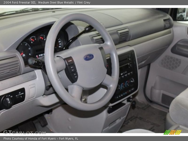 Medium Steel Blue Metallic / Flint Grey 2004 Ford Freestar SES