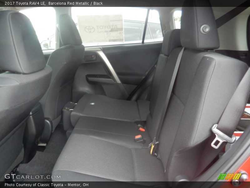 Barcelona Red Metallic / Black 2017 Toyota RAV4 LE