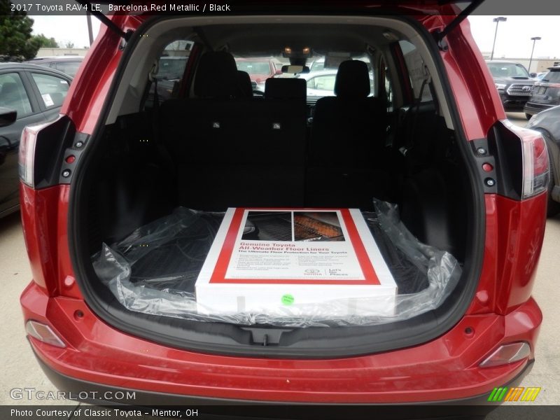 Barcelona Red Metallic / Black 2017 Toyota RAV4 LE