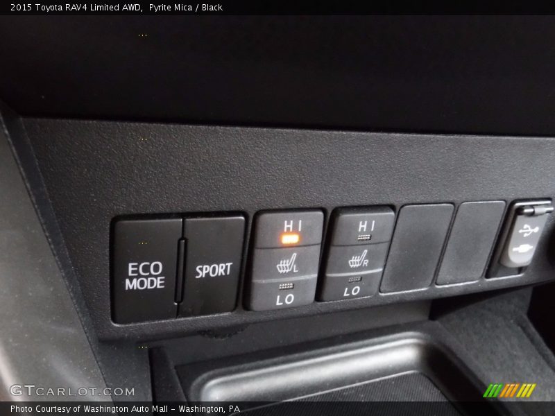 Pyrite Mica / Black 2015 Toyota RAV4 Limited AWD