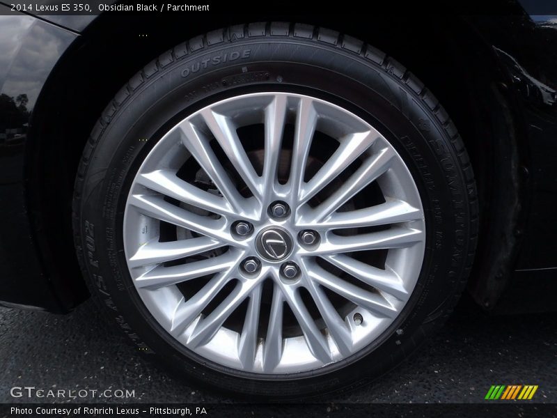 Obsidian Black / Parchment 2014 Lexus ES 350