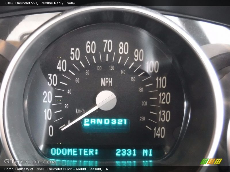 Redline Red / Ebony 2004 Chevrolet SSR