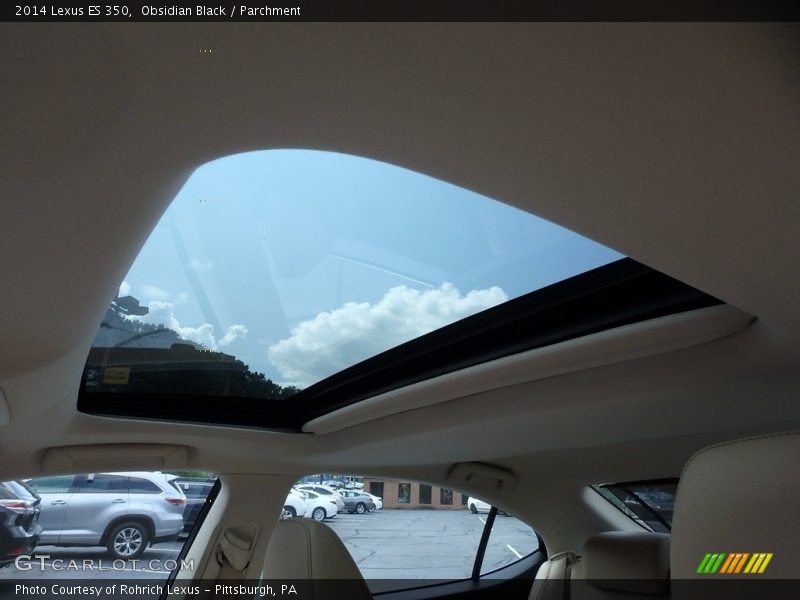 Obsidian Black / Parchment 2014 Lexus ES 350