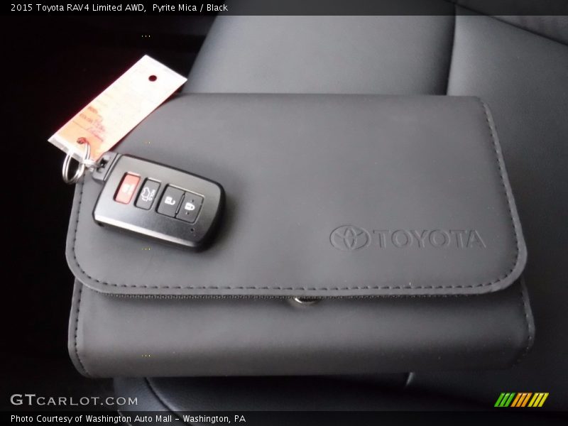 Pyrite Mica / Black 2015 Toyota RAV4 Limited AWD