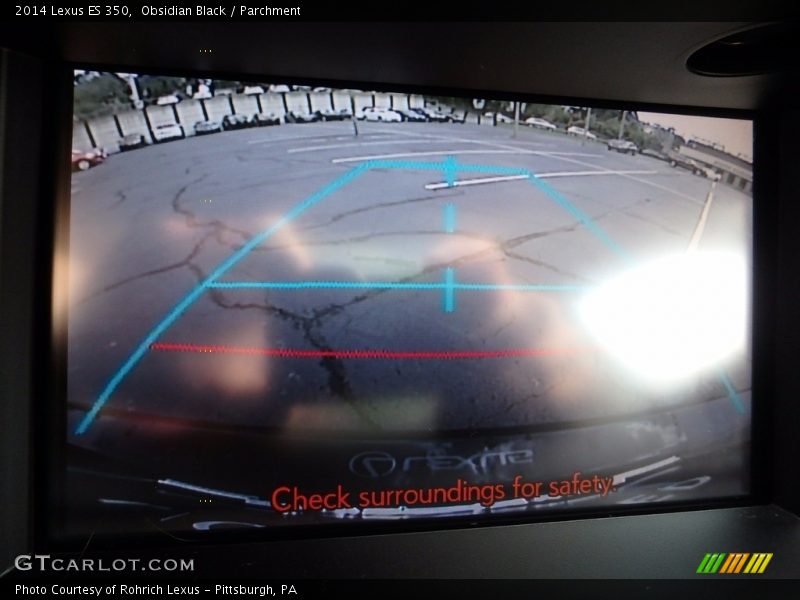 Obsidian Black / Parchment 2014 Lexus ES 350