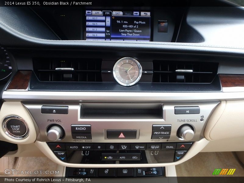 Obsidian Black / Parchment 2014 Lexus ES 350