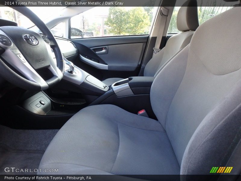 Classic Silver Metallic / Dark Gray 2014 Toyota Prius Three Hybrid