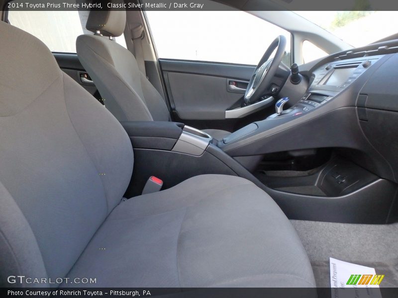 Classic Silver Metallic / Dark Gray 2014 Toyota Prius Three Hybrid