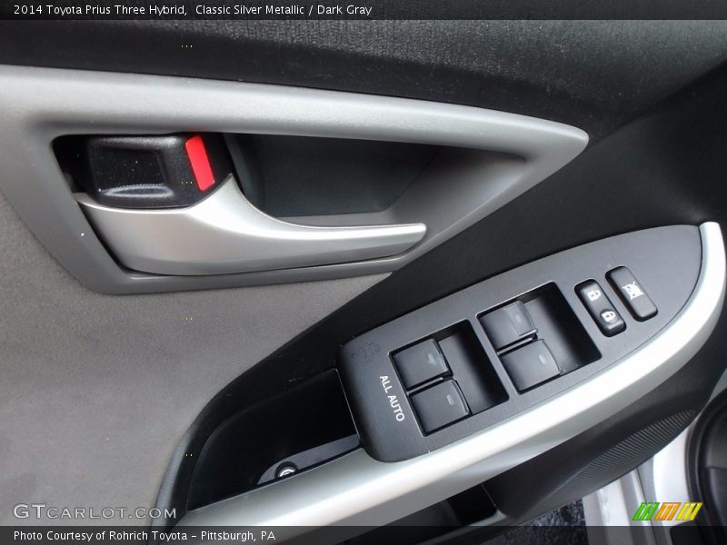 Classic Silver Metallic / Dark Gray 2014 Toyota Prius Three Hybrid
