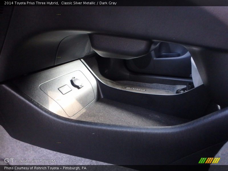 Classic Silver Metallic / Dark Gray 2014 Toyota Prius Three Hybrid