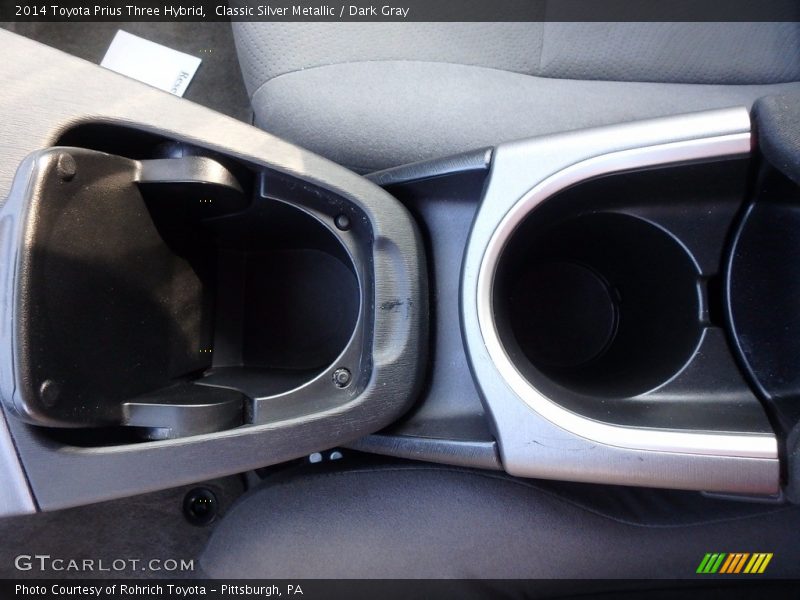 Classic Silver Metallic / Dark Gray 2014 Toyota Prius Three Hybrid