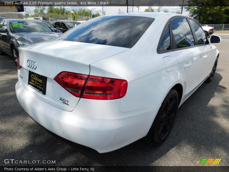 Ibis White / Black 2009 Audi A4 2.0T Premium quattro Sedan