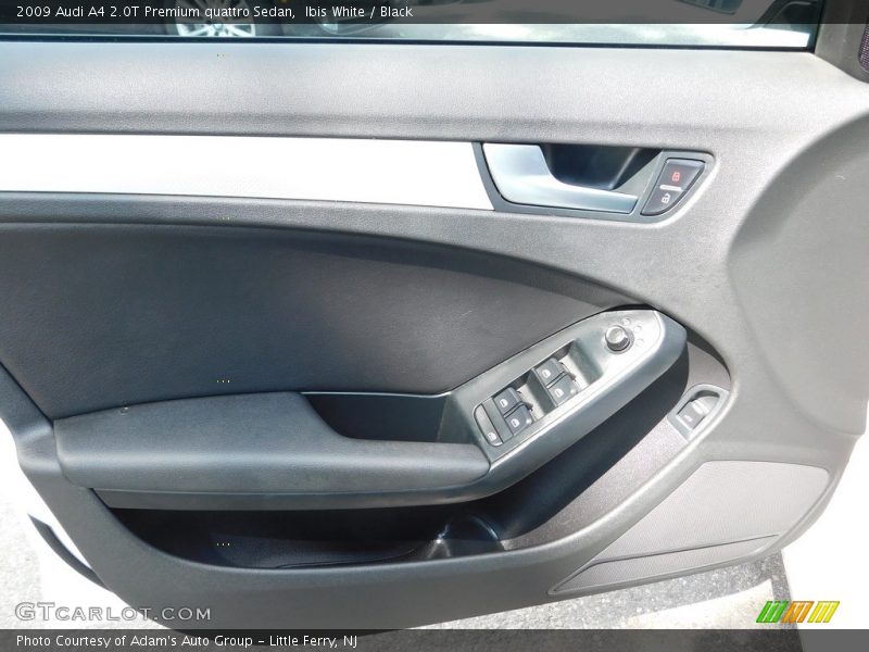 Ibis White / Black 2009 Audi A4 2.0T Premium quattro Sedan
