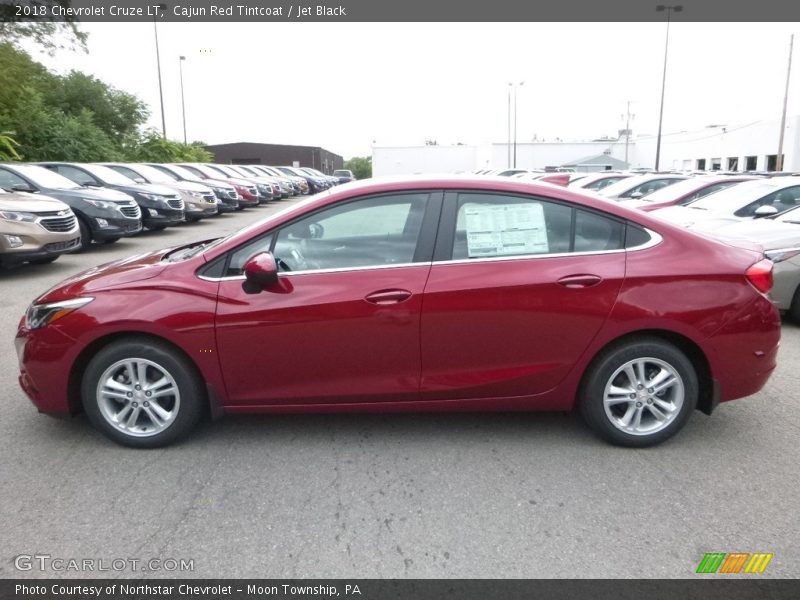 Cajun Red Tintcoat / Jet Black 2018 Chevrolet Cruze LT