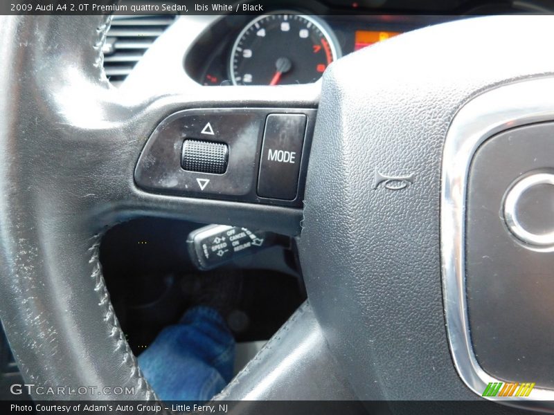 Ibis White / Black 2009 Audi A4 2.0T Premium quattro Sedan