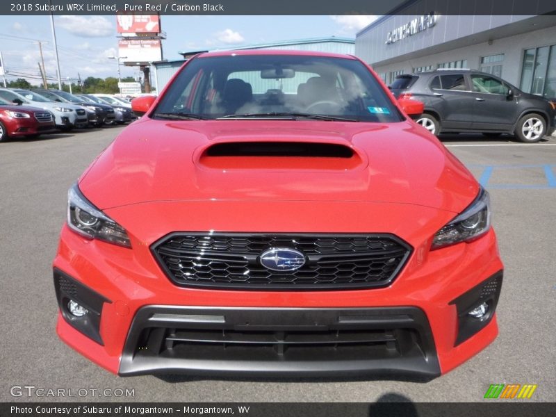 Pure Red / Carbon Black 2018 Subaru WRX Limited