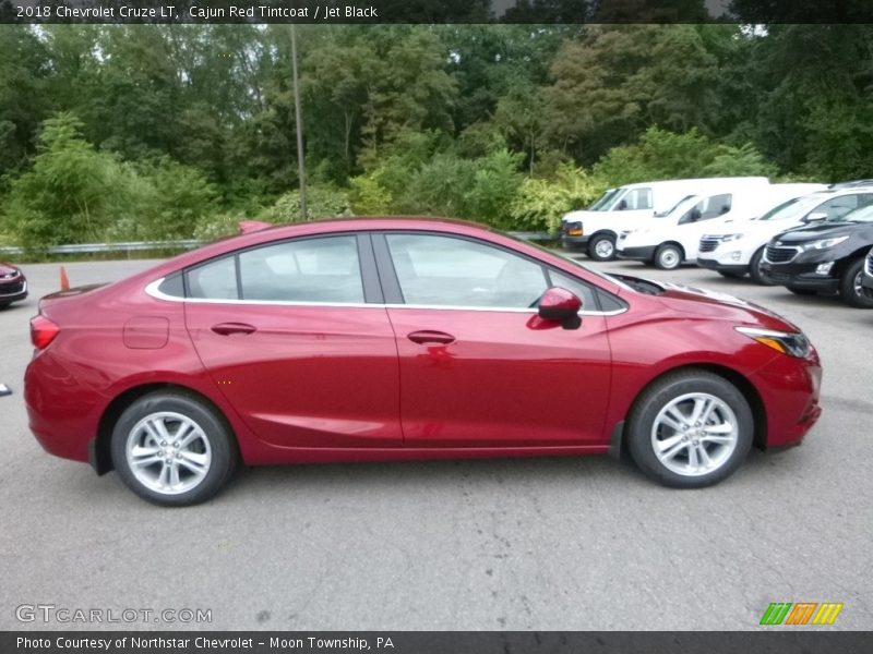 Cajun Red Tintcoat / Jet Black 2018 Chevrolet Cruze LT