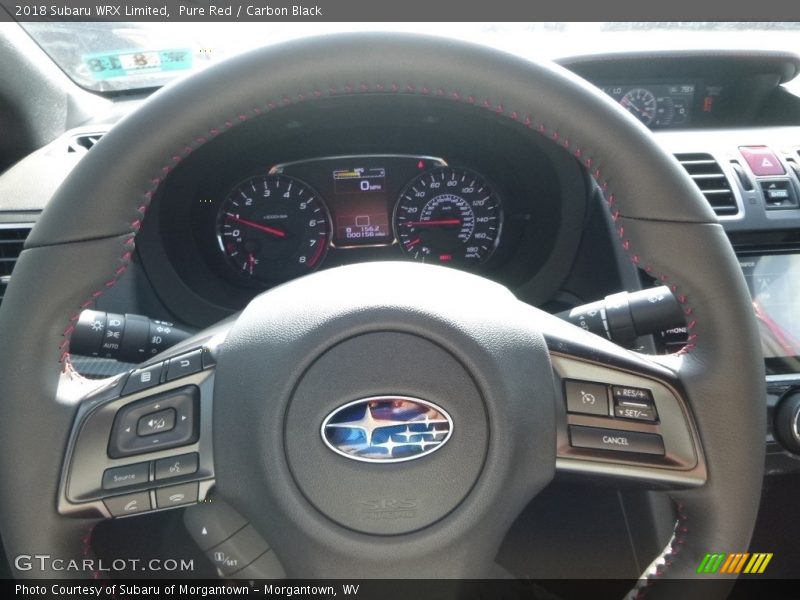 Pure Red / Carbon Black 2018 Subaru WRX Limited