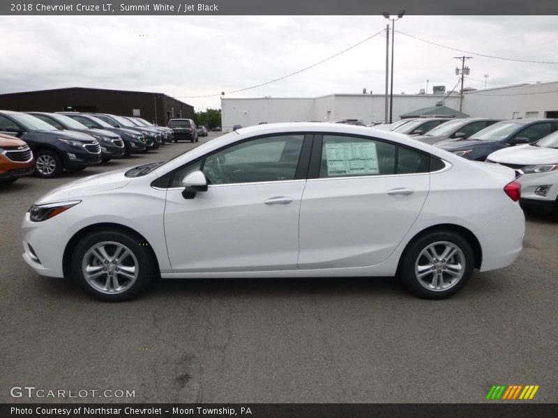 Summit White / Jet Black 2018 Chevrolet Cruze LT
