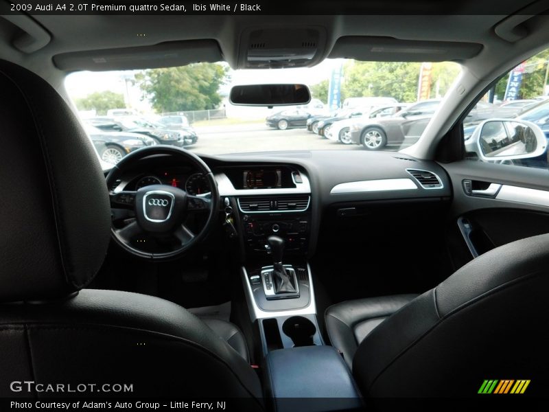 Ibis White / Black 2009 Audi A4 2.0T Premium quattro Sedan