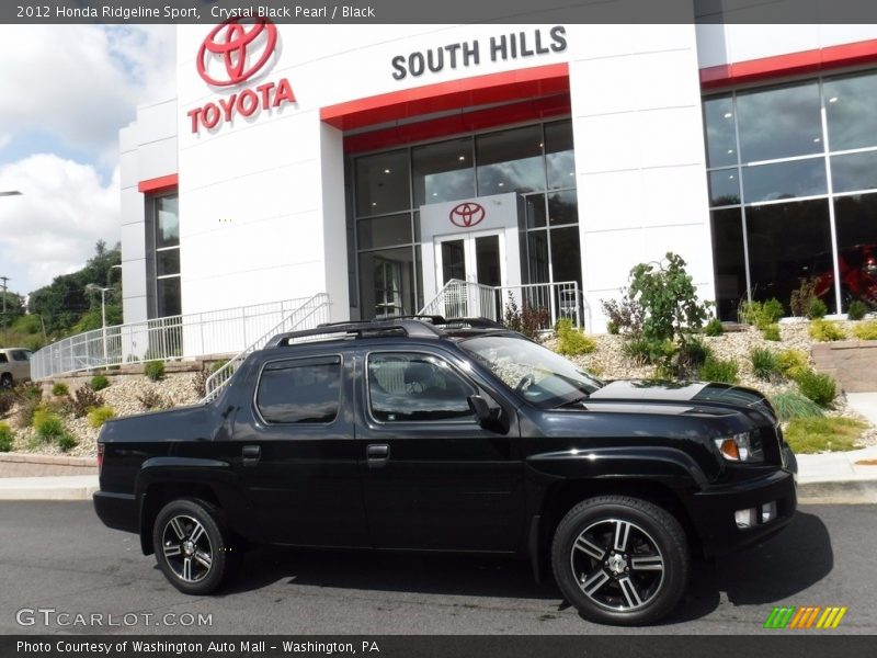 Crystal Black Pearl / Black 2012 Honda Ridgeline Sport