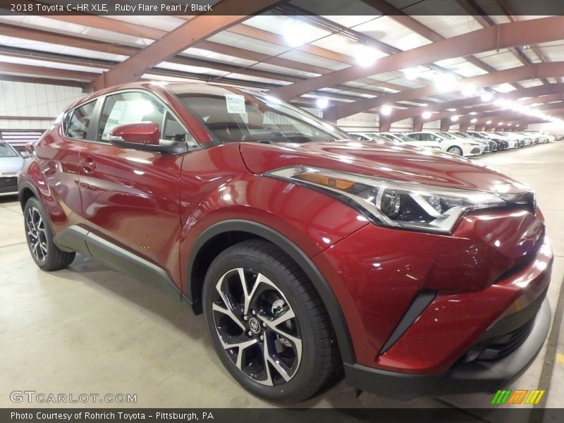 Ruby Flare Pearl / Black 2018 Toyota C-HR XLE