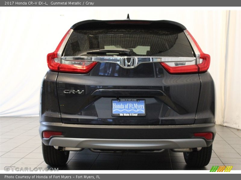 Gunmetal Metallic / Gray 2017 Honda CR-V EX-L