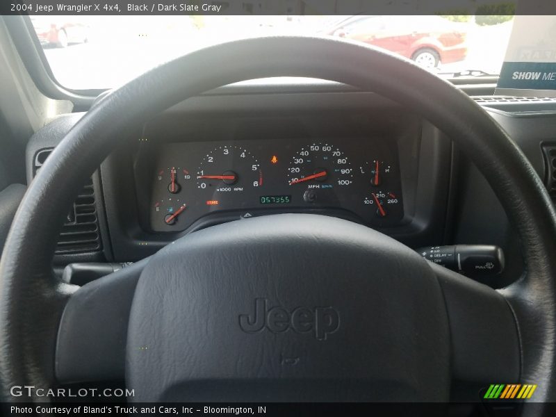 Black / Dark Slate Gray 2004 Jeep Wrangler X 4x4