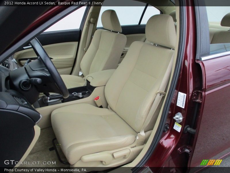 Basque Red Pearl II / Ivory 2012 Honda Accord LX Sedan