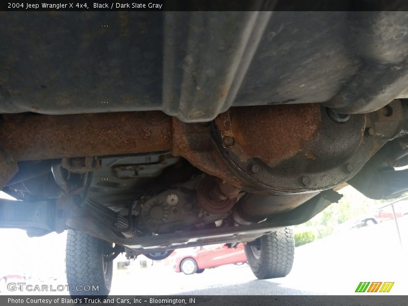 Black / Dark Slate Gray 2004 Jeep Wrangler X 4x4