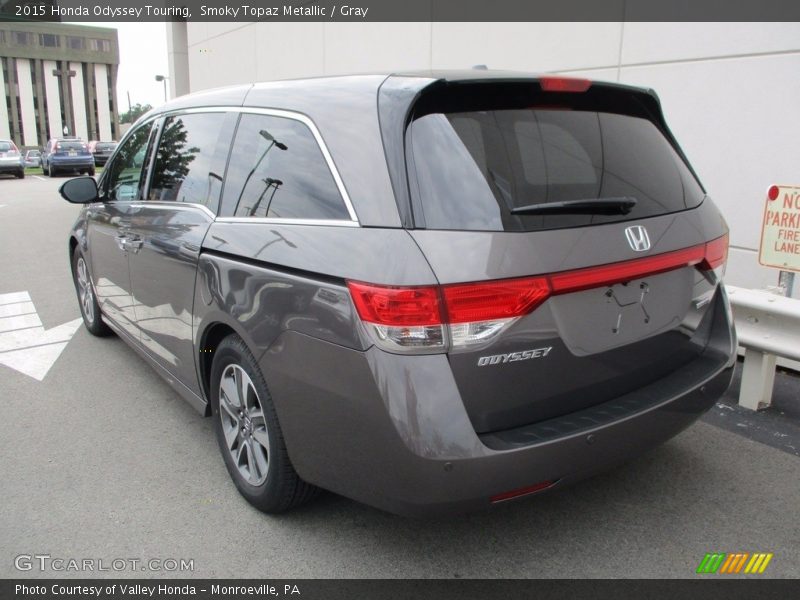 Smoky Topaz Metallic / Gray 2015 Honda Odyssey Touring